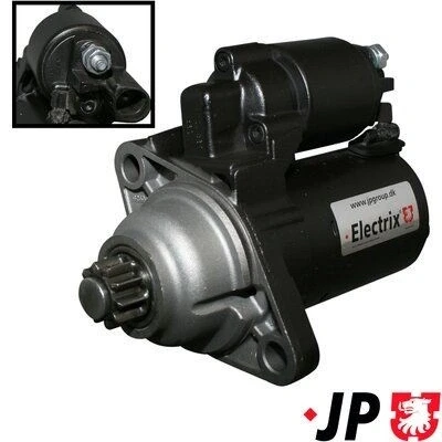 Bilde av JP GROUP 1190304800 Starter 12 1 10 VOLKSWAGEN: Golf 5, 6, Plus / Crossgolf, SKODA: Octavia 2 Combi, AUDI: A3 Sportback