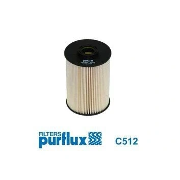 Bilde av PURFLUX C512 Drivstoffilter Filterinnsats CITROËN: C5 III Stasjonsvogn, 3, C6 Sedan, PEUGEOT: 407 SW, 607 Sedan