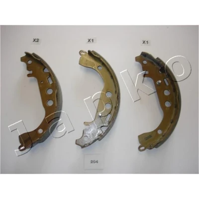 Bilde av JAPKO 55204 Bremsesko bakaksel 200 32,2 TOYOTA: Yaris I Hatchback, Verso, II Hatchback