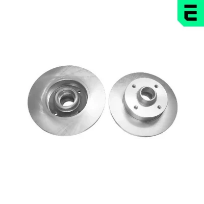 Bilde av OPTIMAL BS 0240C Bremseskiver bakaksel 226 10 4/4 fullt ut belagt VOLKSWAGEN: GOLF 3, 2, 1