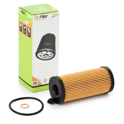 Bilde av VALEO 586664 Oljefilter med tetning Filterinnsats BMW: 3 Touring, 5 X3, TOYOTA: Avensis III Stasjonsvogn, RAV4 IV SUV, Auris Hatchback