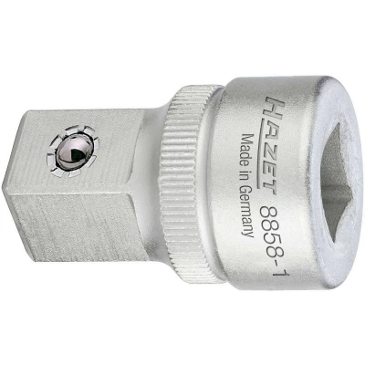 Bilde av HAZET 8858 1 Reduksjonsadapter, skralle 10 (3/8&quot;) 36 Krom vanadium stål