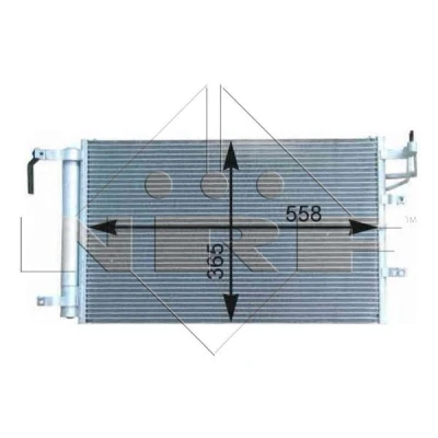Bilde av NRF Easy Fit 35982 Kondensator med tørker, tetningsring 14,2 9,6 Aluminium 555