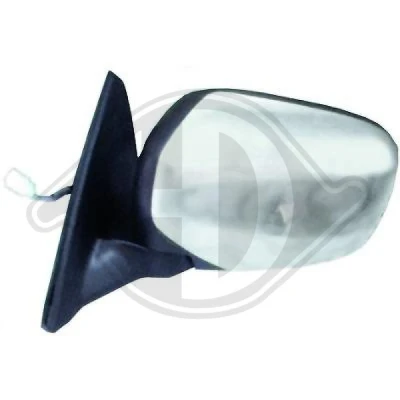 Bilde av Sidespeil Diederichs 5881925 venstre krom for elektrisk speiljustering MITSUBISHI: L200 / Triton IV Pick up