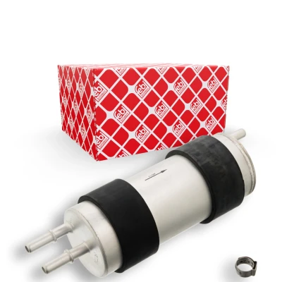 Bilde av FEBI BILSTEIN 100369 Drivstoffilter ledningsfilter med trykkregulator BMW: 7