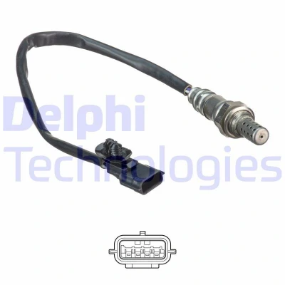 Bilde av DELPHI ES20522 12B1 Lambdasonde planarsonde, oppvarmet RENAULT: Clio III Grandtour