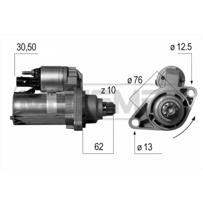 Bilde av Starter, audi,seat,skoda,vw, 0AM 911 023 B, BX