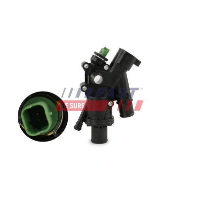Bilde av FAST FT58194 Termostat 83 integrert kasse FORD: S Max Mk1, FOCUS 3, KUGA 2, PEUGEOT: 508 I Sedan, SW, 3008 I, CITROËN: C5 III Stasjonsvogn