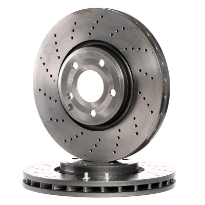 Bilde av BREMBO COATED DISC LINE 09.B742.51 Bremseskiver 322 32 5 perforert / ventilert belagt høy karbon med skruer MERCEDES BENZ: CLS Shooting Brake