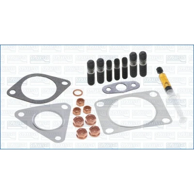 Bilde av AJUSA JTC11504 Monteringssett, lader with studs, syringe oil med tetning montageanvisning FORD: Transit Mk6 Flatvogn lastebil/Chassis