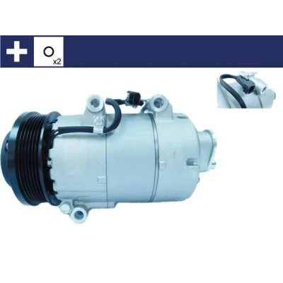 Bilde av MAHLE ORIGINAL ACP 861 000S Kompressor 7VS16ic 12 PAG 46 R 134a med tetningsring VOLVO: V50, C30, FORD: Galaxy Mk2 MPV, KUGA 1, Focus 2