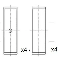 Bilde av FAI AutoParts BB2028 STD Veivaksellager VOLKSWAGEN: GOLF 2, Multivan 5 (7HM, 3, AUDI: Q5, TT Coupé, A4 B5 Avant