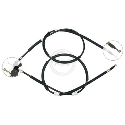 Bilde av A.B.S. K17805 Bremsekabel 1587, 1587 Skivebrems OPEL: Astra G CC
