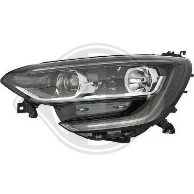 Bilde av DIEDERICHS 4467083 Frontlykter venstre H7/H7 med kjørelys (LED) uten motor for høydejustering hovedlys