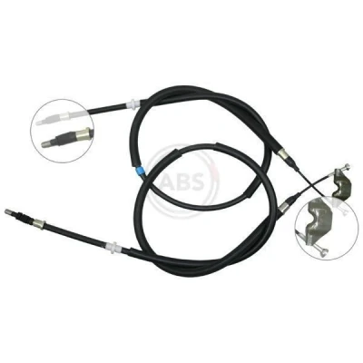 Bilde av A.B.S. K12795 Bremsekabel 1328, 1295 Trommelbrems for høyre/venstre ratt OPEL: Astra H Caravan, GTC