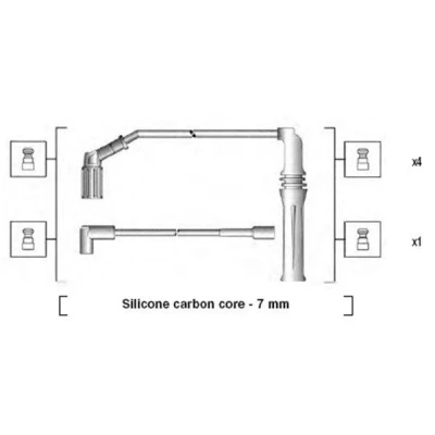 Bilde av MAGNETI MARELLI 941135170704 Pluggledninger PEUGEOT: 405 I Sedan
