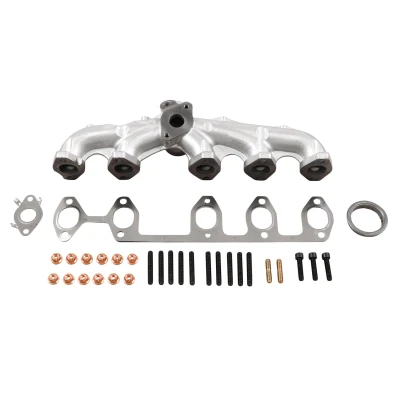 Bilde av VAICO V10 6555 Eksosmanifold Motorblokk med tetning festemateriell VOLKSWAGEN: Transporter 5, Touareg I, Multivan 5 (7HM