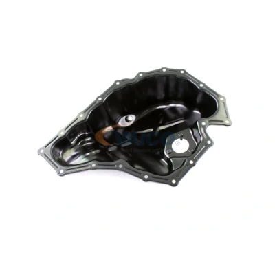 Bilde av VAICO V10 3495 Bunnpanne med oljeplugg, uten pakning hull for oljenivåmåler stålplate Original Quality AUDI: A4 B8 Avant, Q5