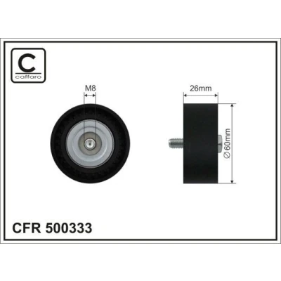 Bilde av Løpehjul, kilerem, land rover,mercedes benz, 651 200 14 70, A BJ 32 19A21 6AA, BJ32 19A216 AA, BJ3219A216AA, LR028879