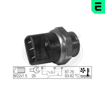 Bilde av Temperaturbryter, radiator ventilator, audi a8 d2, vw transporter buss iv, flak/chassi skåp 251 959 481