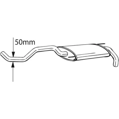 Bilde av sluttlyddemper, vw polo iii, 6N0253609AE, 6N0253609D, 6N0253609L