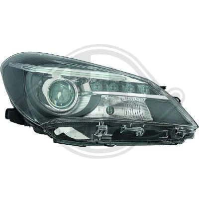 Bilde av DIEDERICHS 6607184 Frontlykter høyre HIR2 LED TOYOTA: Yaris III Hatchback