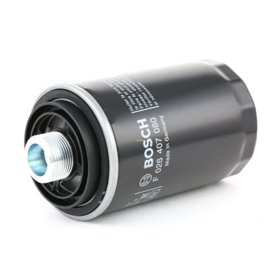 Bilde av BOSCH F 026 407 080 Oljefilter M 27 x 1,5 med to retursperreventil Påskruingsfilter AUDI: A4 B8 Avant, A3 Sportback, Cabrio, VOLKSWAGEN: GOLF 6