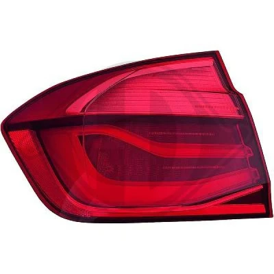 Bilde av DIEDERICHS 1218091 Baklykter venstre ytre del LED med pæreholder BMW: 3 Sedan
