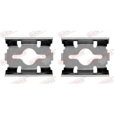 Bilde av QUICK BRAKE 109 1657 Tibehørsett, skivebremse belegg FIAT: Ducato II Flatvogn lastebil/Chassis, PEUGEOT: Boxer Van