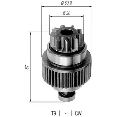 Bilde av MAGNETI MARELLI 940113020249 Lite tannhjul, starter