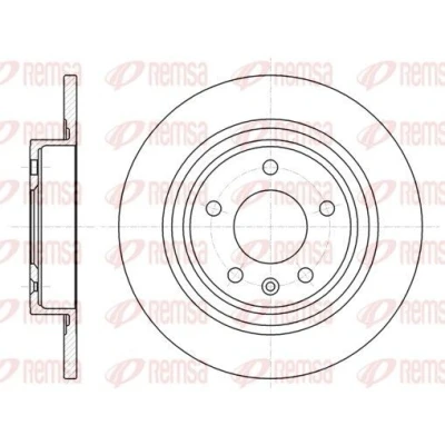 Bilde av REMSA 61315.00 Bremseskiver bakaksel 292,2, 292,2 12 5 fullt ut OPEL: Astra J Sports Tourer, Hatchback, Zafira C Tourer