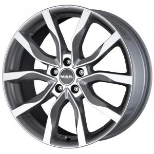 Bilde av MAK Highlands Silver 9x19 5/120 ET53 B72.6