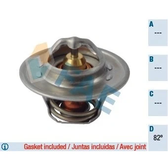 Bilde av Termostat, kjølemiddel, fiat,suzuki, 0071742133, 17670 65D00, 65D00 000, 66D00, 77E00, 1A50 15 171, 71742133