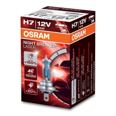 Bilde av OSRAM 64210NL Lyspære, fjernlys H7 12V 55W 4050K Halogen AUDI: Q5, HYUNDAI: i30 I Stasjonsvogn, VOLKSWAGEN: Touran