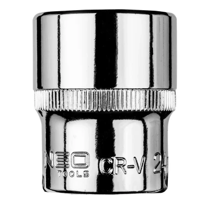 Bilde av NEO TOOLS 08 424 Pipenøkkelinnsats 1/2 24 mm Krom vanadium stål sekskant