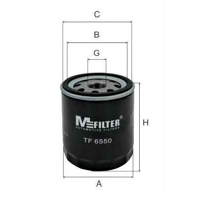 Bilde av Oljefilter MFILTER TF 6550