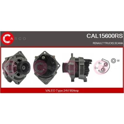 Bilde av CASCO CAL10366AS Dynamo 12V 90A MERCEDES BENZ: C Klasse T modell, Sedan, Sprinter 4 Flatvogn lastebil/Chassis