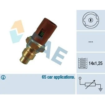 Bilde av Kjølevæsketemperatursensor, renault, 77 00 771 821, 784 113, T0 771821, TS 235