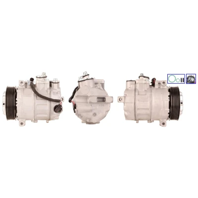 Bilde av LUCAS ACP378 Kompressor PAG 46 R 134a med tetning