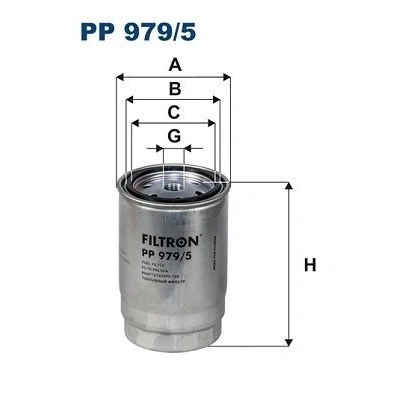 Bilde av FILTRON PP 979/5 Drivstoffilter Påskruingsfilter HYUNDAI: Tucson, ix20, KIA: Venga