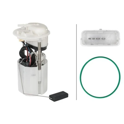 Bilde av HELLA 8TF 358 146 281 Brennstoff leveringsenhet med tetning, tankmåler trykkregulator elektrisk