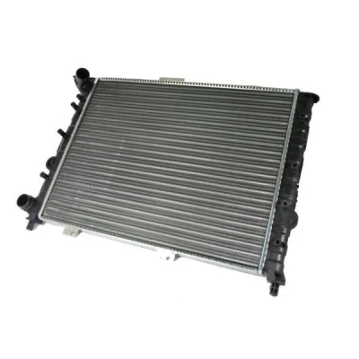 Bilde av THERMOTEC D7D005TT Radiator Aluminium, plast for kjøretøy uten luftkondisjonering 415 520 34 Manuel girkasse Kjøleribber satt sammen mekanisk