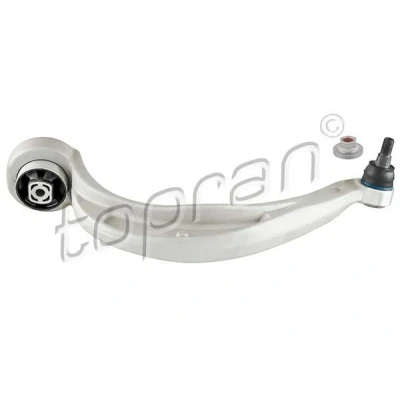 Bilde av TOPRAN 114 324 Bærebru med gummifeste, mutter, støtte / styreledd nede, bak, framaksel høyre Casterstag Aluminium 14 AUDI: A4 B8 Avant