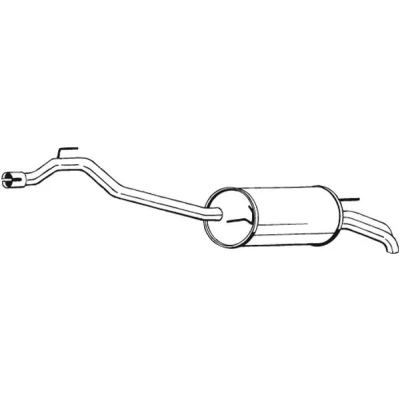 Bilde av sluttlyddemper, vw transporter flak/chassi iv, 074253609AM, JZW253609BH