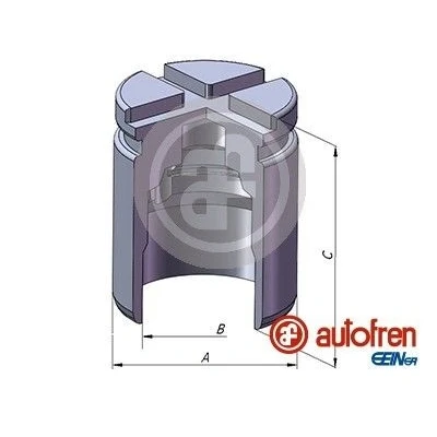 Bilde av AUTOFREN SEINSA D025472 Stempel, bremseklave 38 bakaksel NISSIN