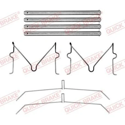 Bilde av QUICK BRAKE 109 0199 Tibehørsett, skivebremse belegg TOYOTA: Land Cruiser Prado 150