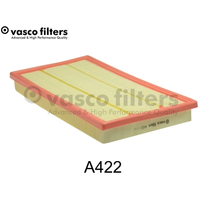 Bilde av DAVID VASCO A422 Luftfilter 47 225 422 firkantet Filterinnsats MERCEDES BENZ: Sprinter 3.5 t Flatvogn lastebil / Chassis