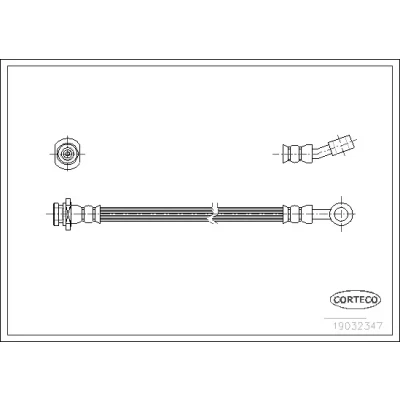 Bilde av Bremseslange, Foran, Framaksel, Hjulside, suzuki samurai terrängbil täckt, sj413, 5154080151