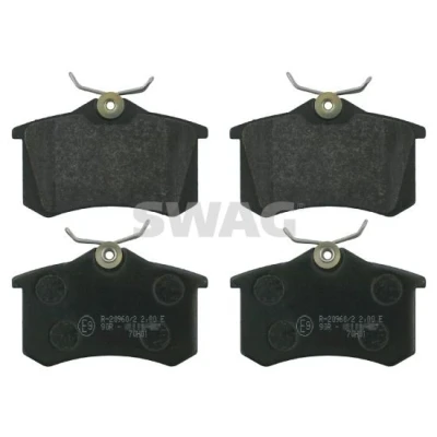 Bilde av SWAG 30 91 6146 Bremseklosser bakaksel ekskl. slitasjevarselkontakt AUDI: A4 B7 Avant, B6 Allroad C5, VOLKSWAGEN: Polo IV Hatchback, GOLF 2