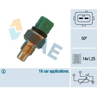 Bilde av Kjølevæsketemperatursensor, citroën,fiat,peugeot, 1338.85, 4545A3, 5 42 140, 8731.R8, 91032969, 9625202480, 9640921980